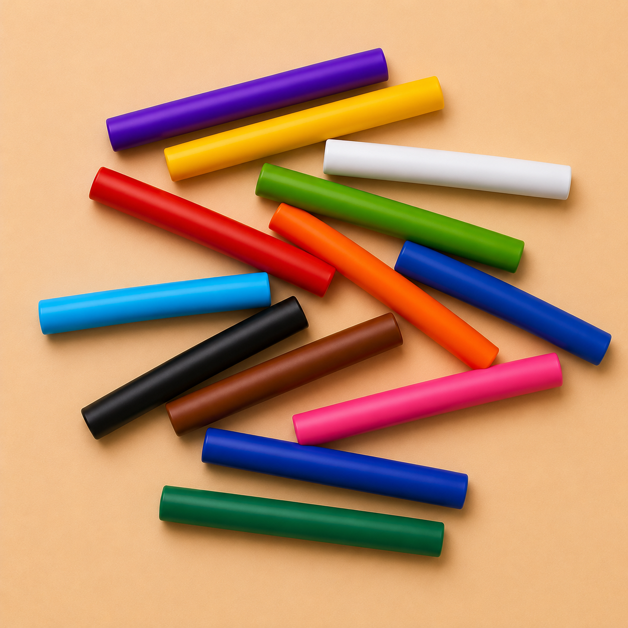 12-Color Wax Crayon Candle Dyes