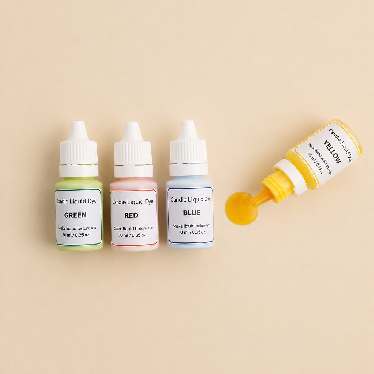 10ml/Bottle Highly Concentrated Liquid Candle Dyes & Pigments