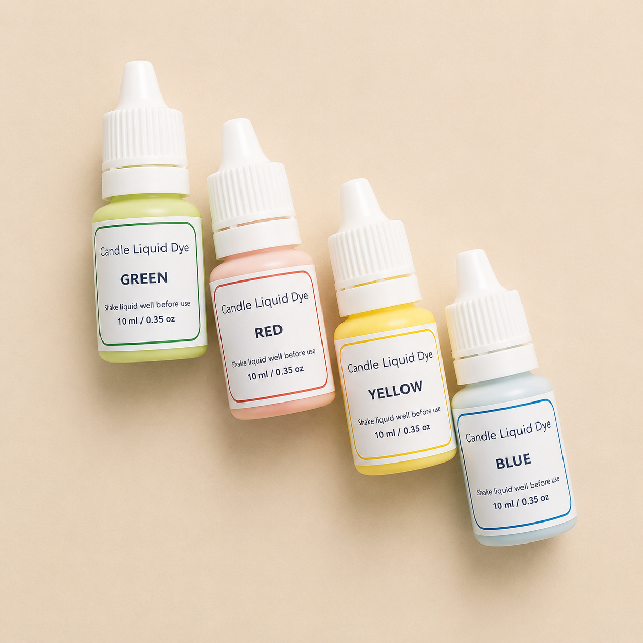 10ml/Bottle Highly Concentrated Liquid Candle Dyes & Pigments