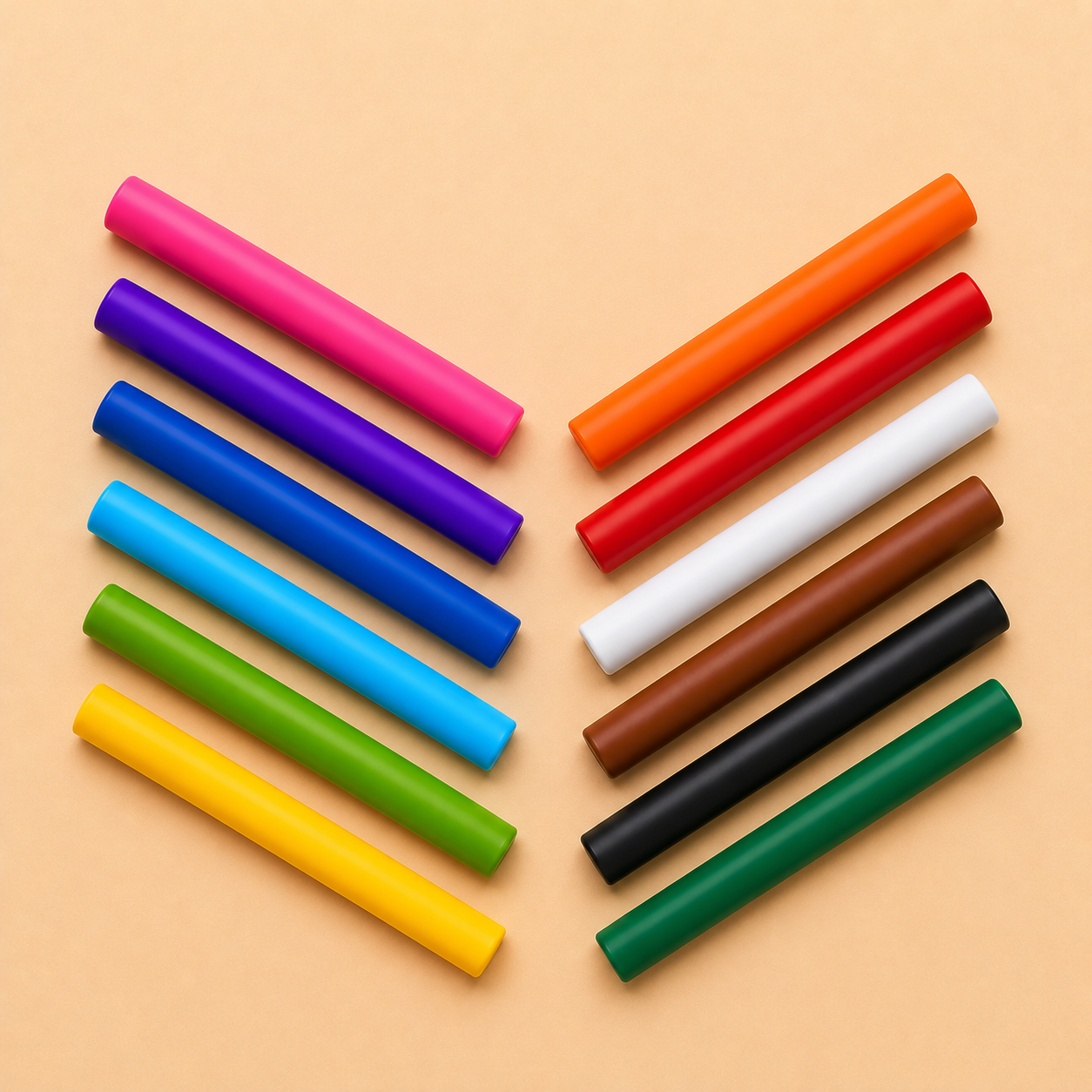 12-Color Wax Crayon Candle Dyes
