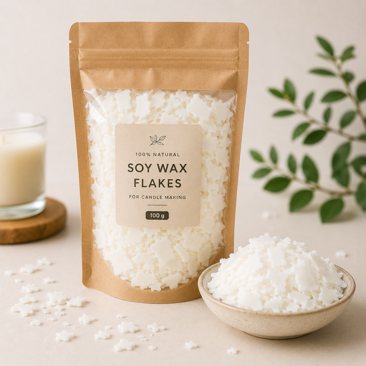 Natural Soy Wax for Candle Making