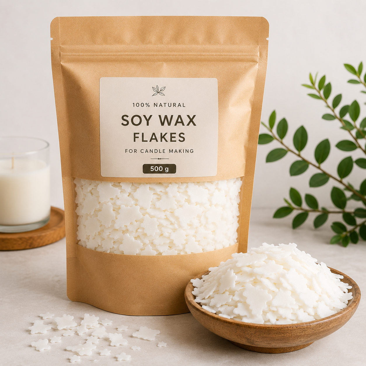 Natural Soy Wax for Candle Making