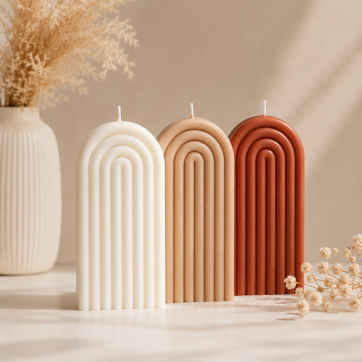 Rainbow Arc Candles