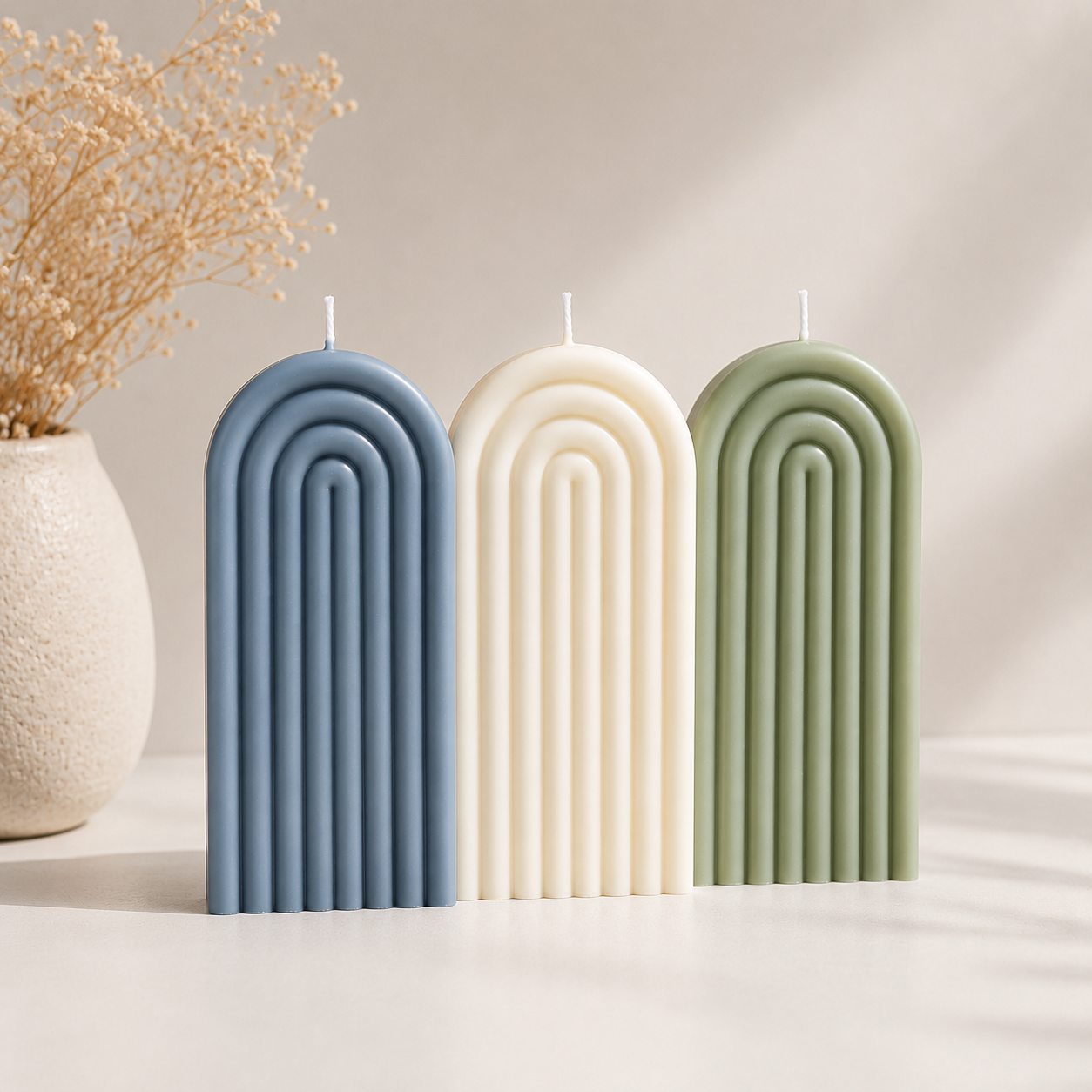Rainbow Arc Candles