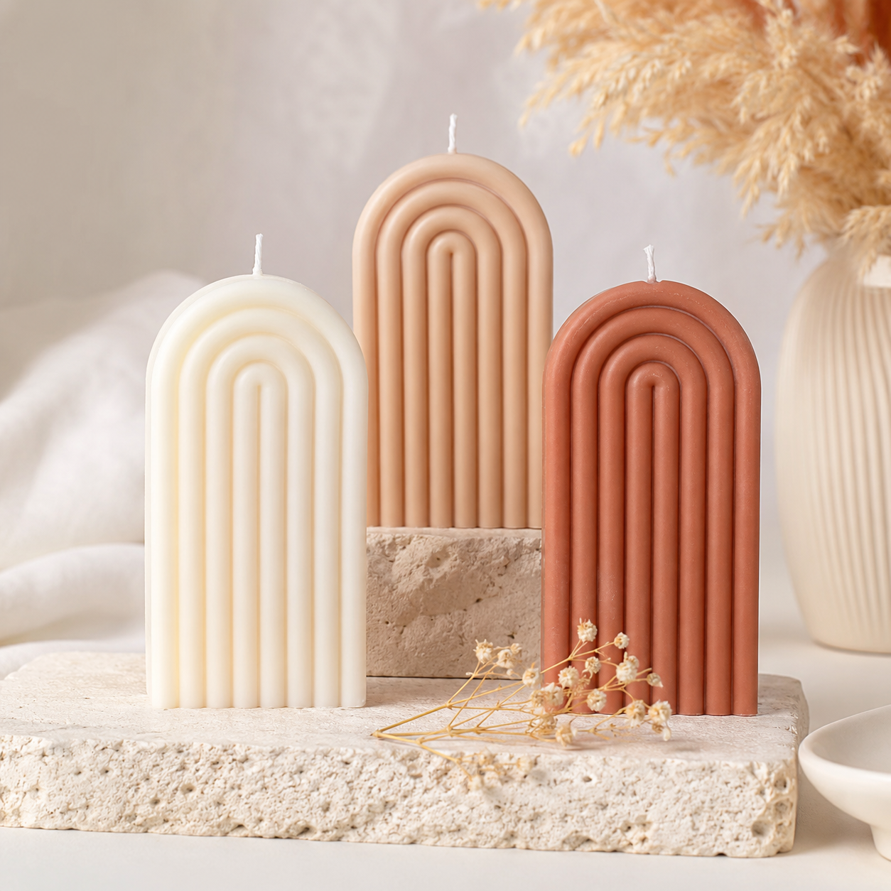 Rainbow Arc Candles